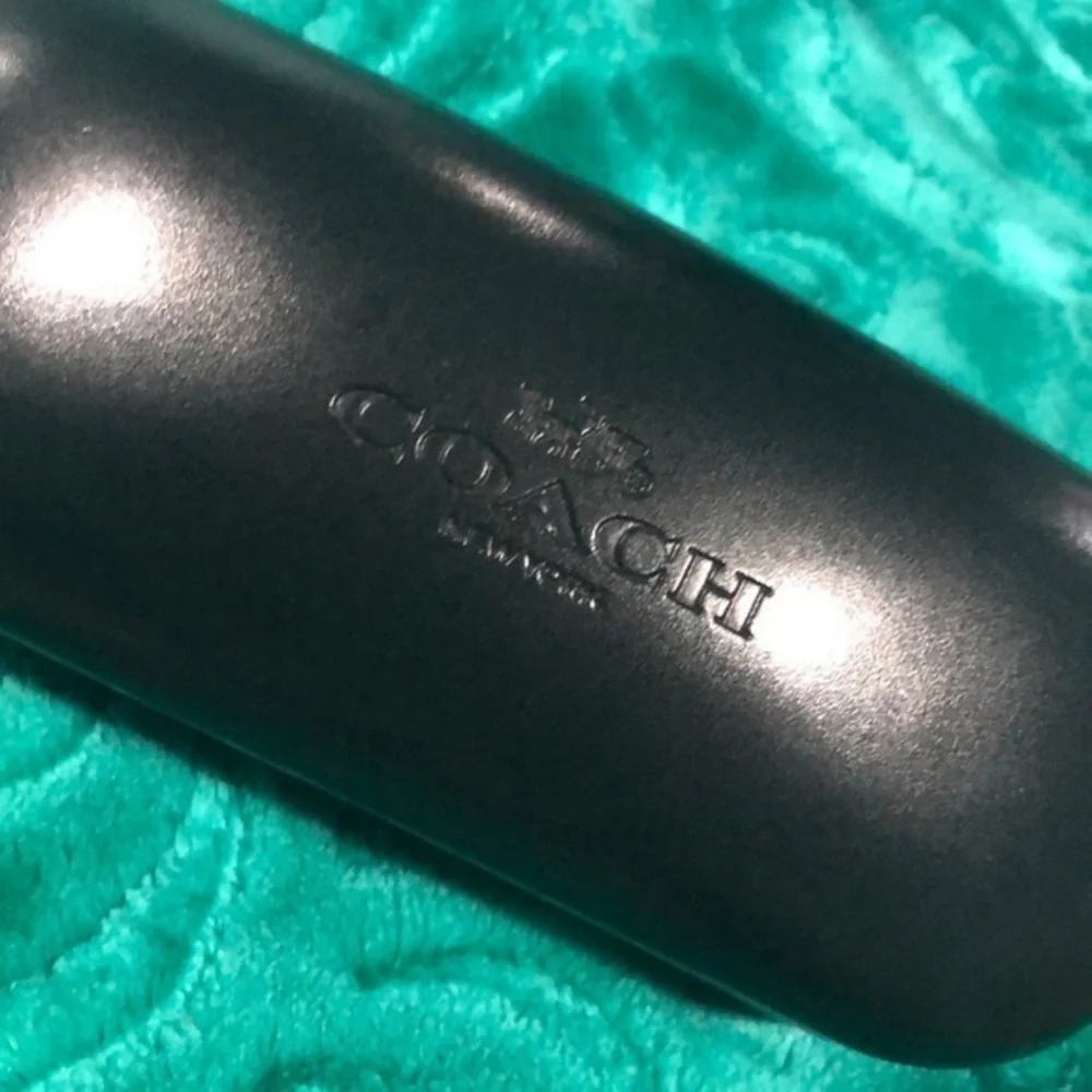 Coach glasses black case